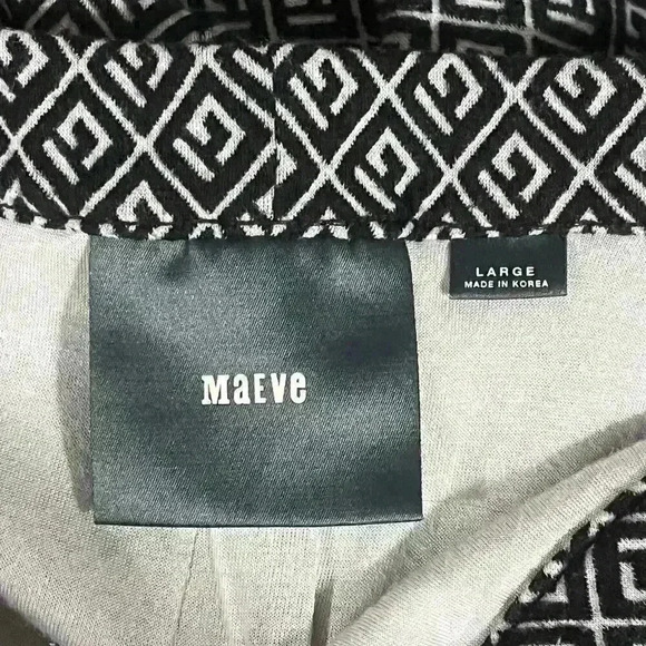 Maeve Anthropologie Geotile Intersia Pencil Skirt Size Large - Picture 6 of 9